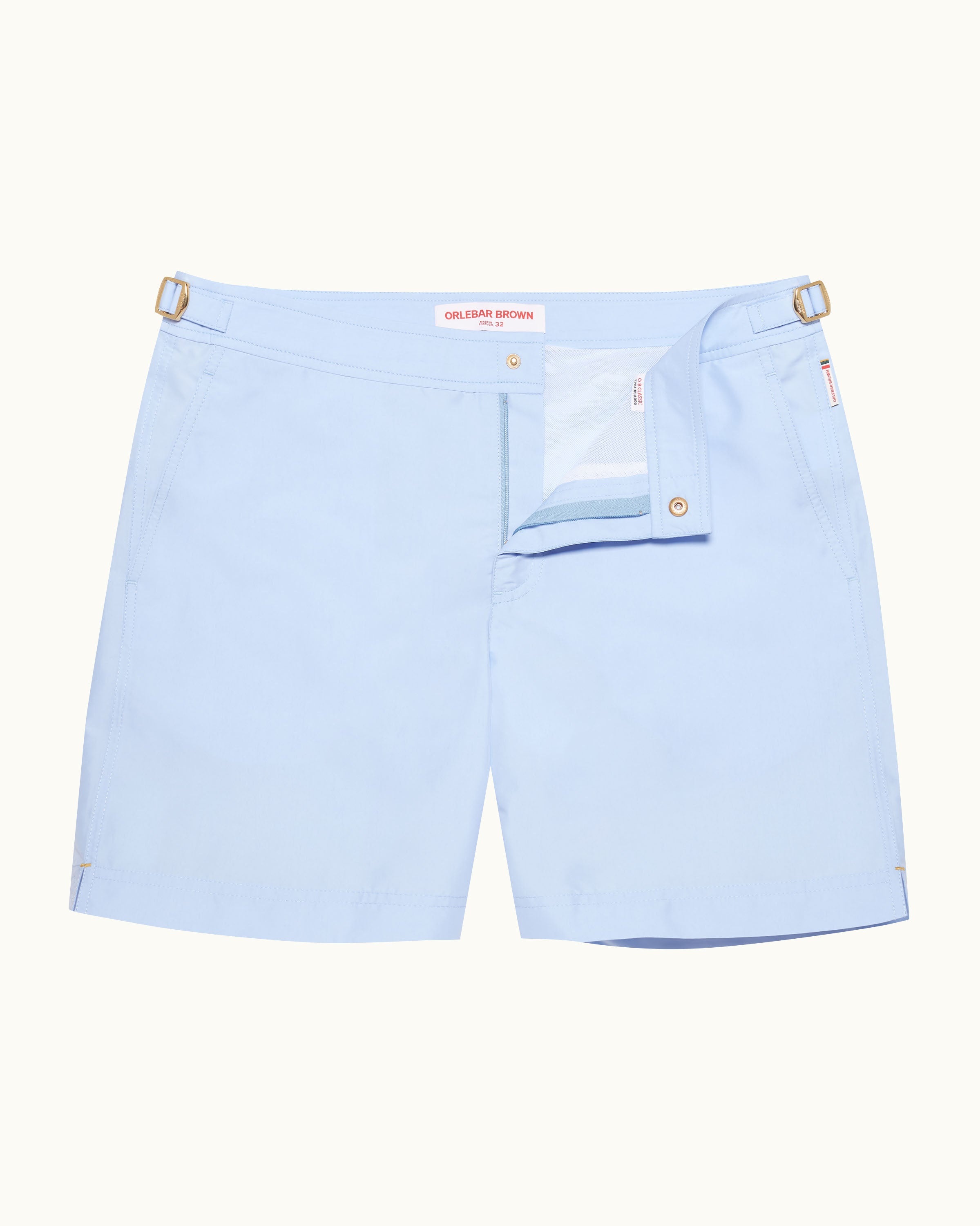 タグ付き】ORLEBAR BROWN ブルー トランクス水着 シルバー金具 タグ