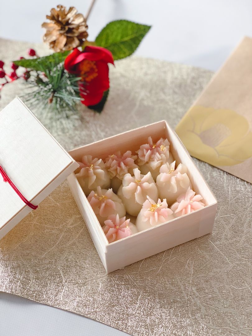 木製ココウッド折りたたみ式容器カブセ蓋セット91-91の容器・商品