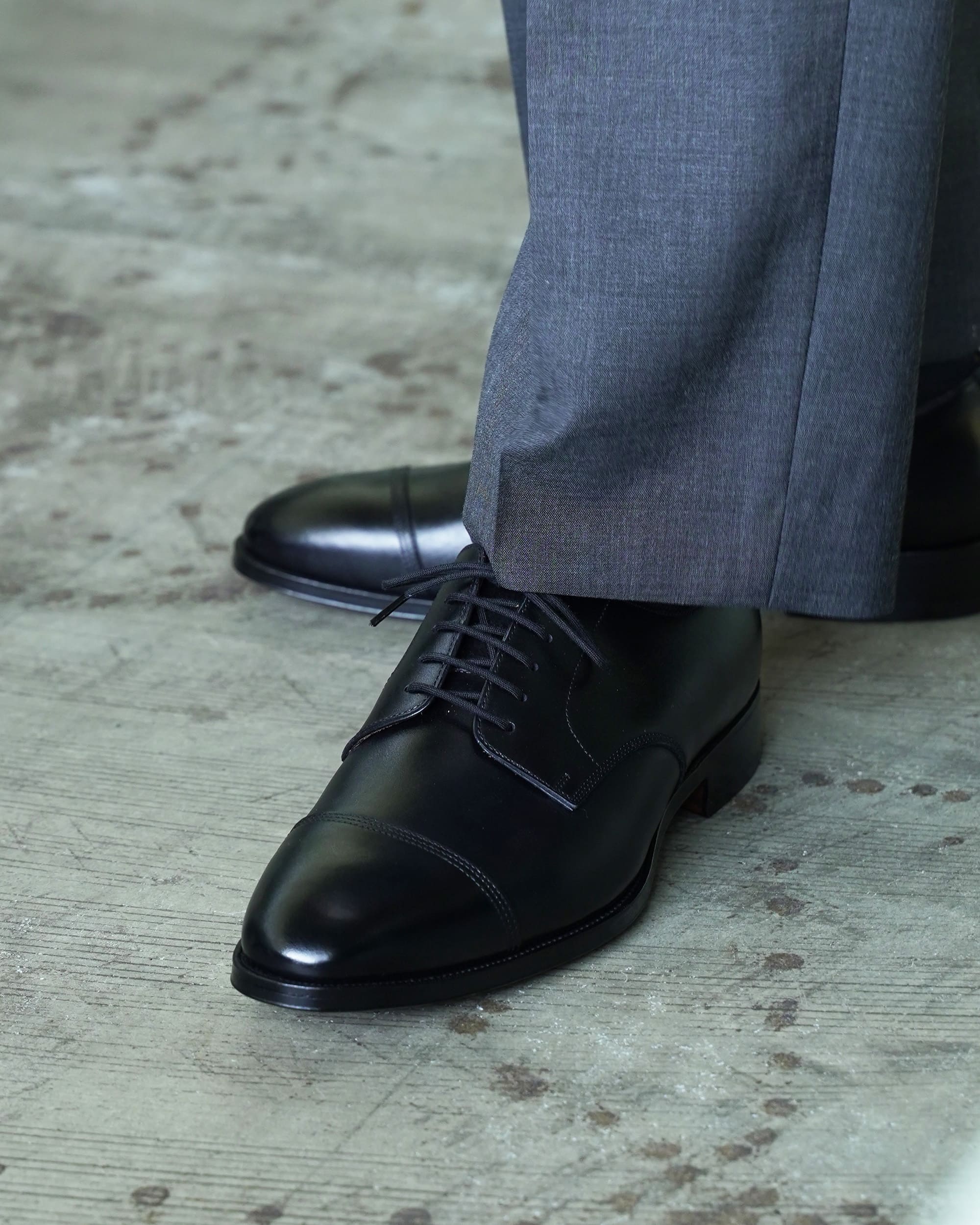 ORIENTAL オリエンタル 3120 cap toe derby Black (FG-3120) ドレス