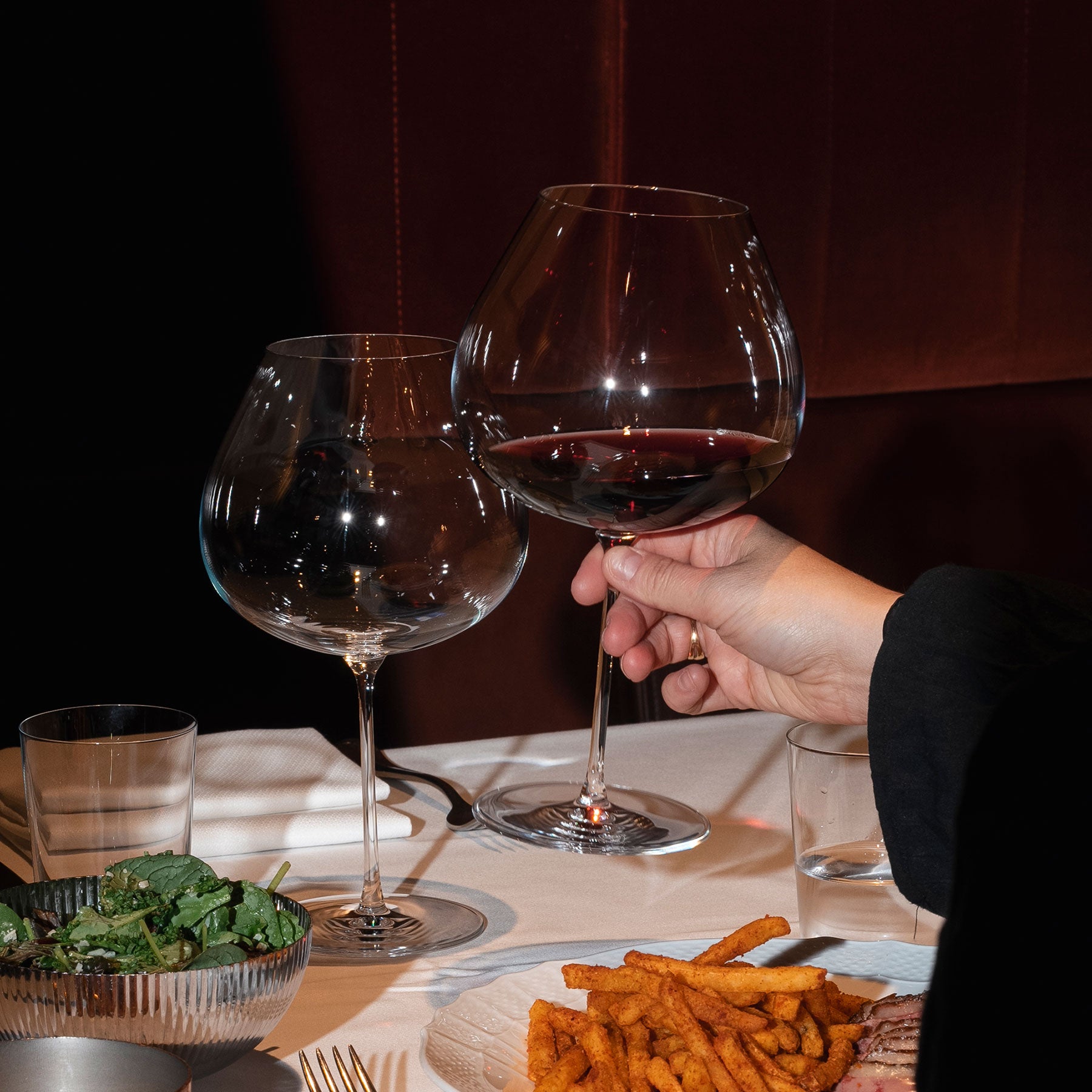 Orrefors Frantzén Mature Red Wine Glass Michelin Crystal Clear 2-pack