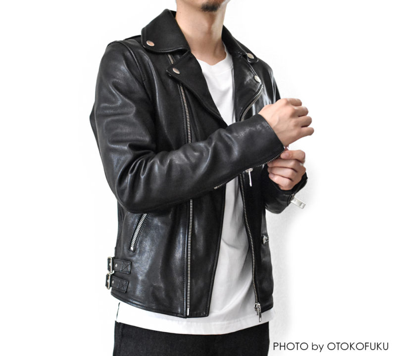 DIESEL ディーゼル シングルライダース ベルト付き 黒 XLサイズメンズ