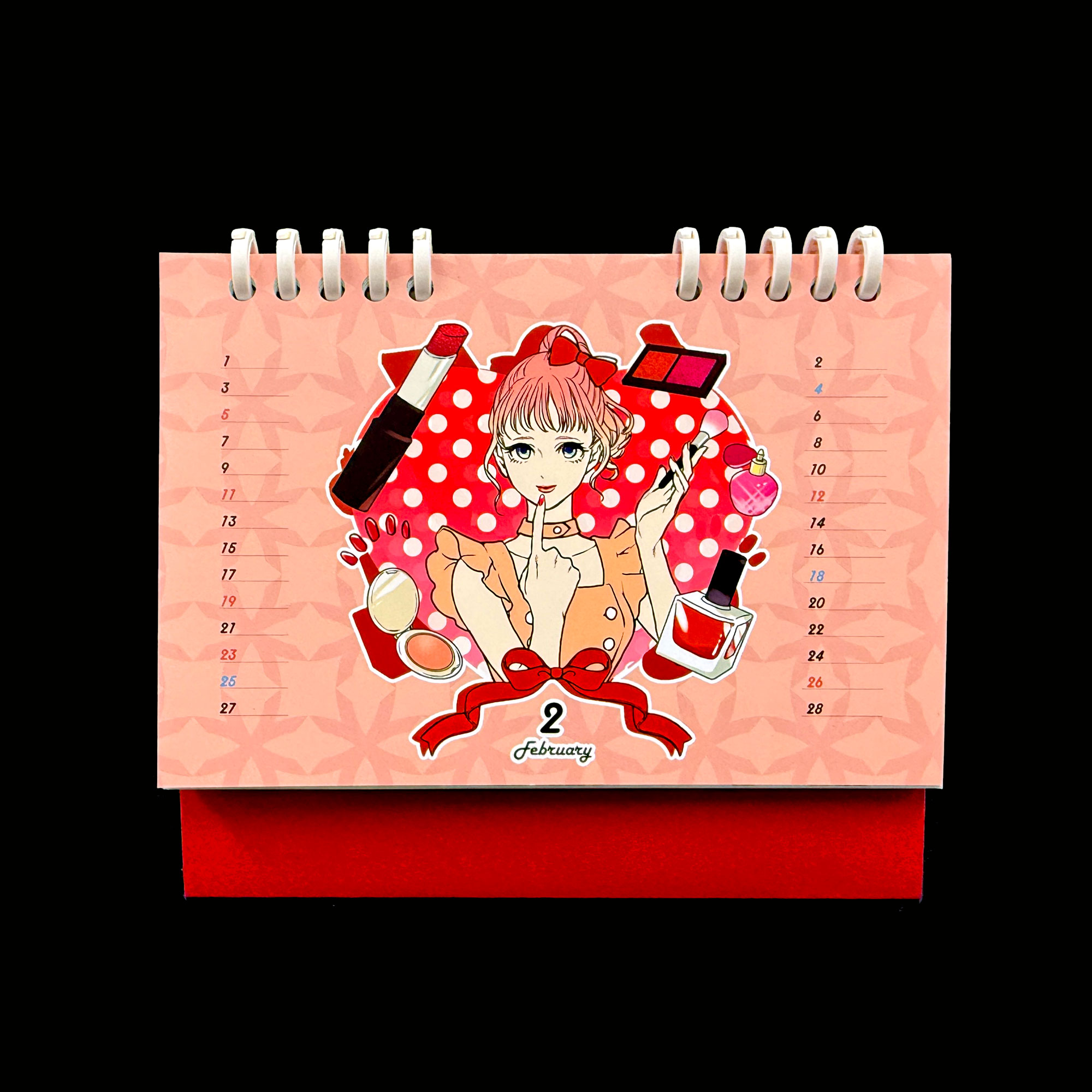 季節商品（うちわ・カレンダー等） - 紙リング製組み立て式卓上