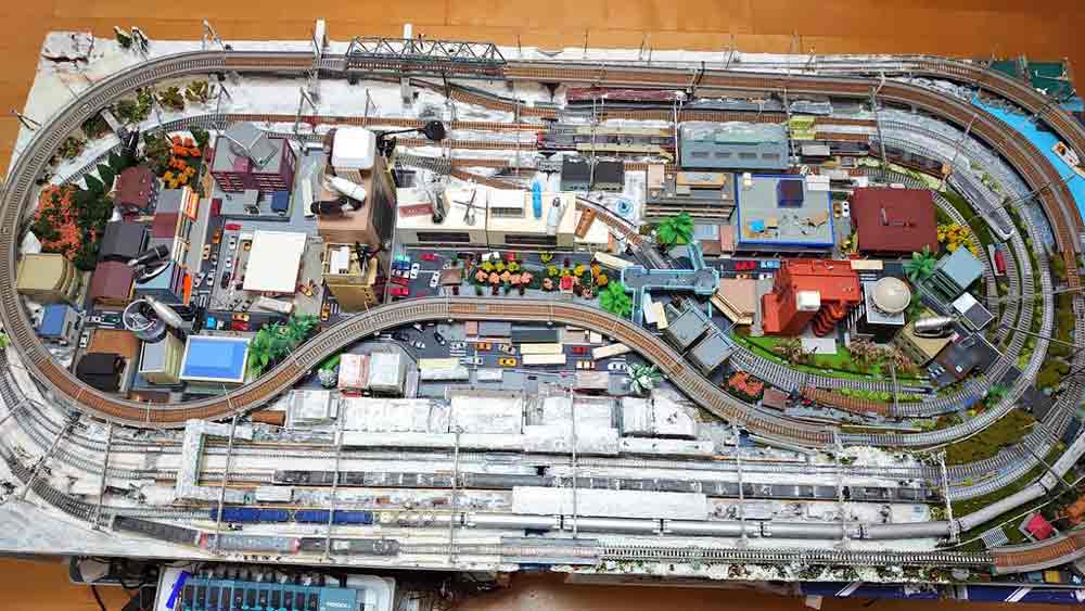 □Nゲージ モジュールレイアウト ジオラマ 現状渡し 【Nゲージ