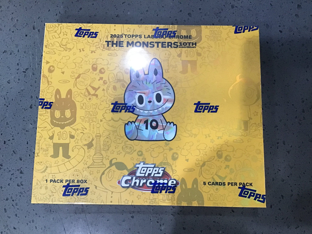 2025 Topps Labubu Chrome 10th Anniversary Hobby Box – Overtime Sports