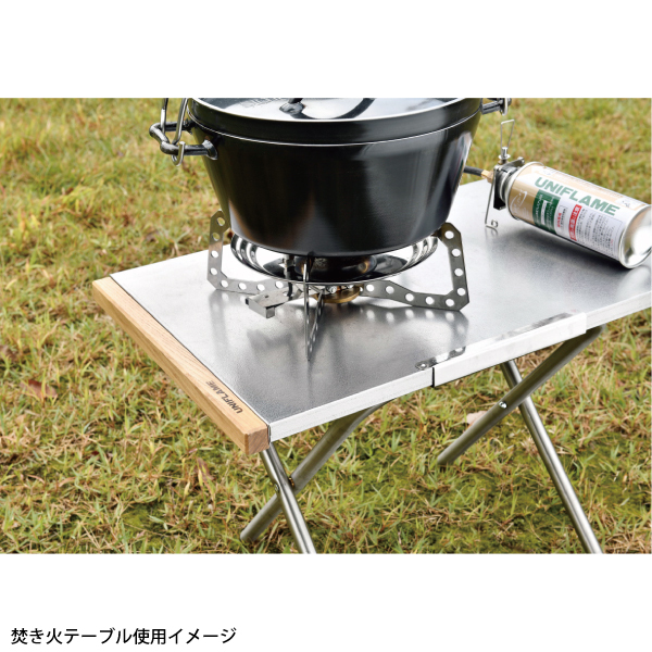 ユニフレーム 焚き火テーブル2台とオリジナルケース、IKEAレンプリグ