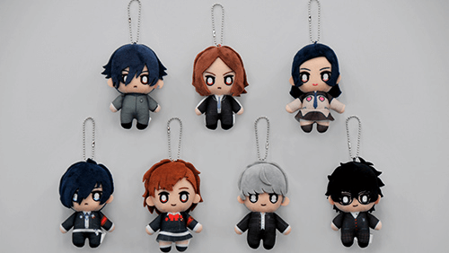 ペルソナ25周年 主人公 ぬいぐるみキーホルダー 全7種セット＋着せかえ