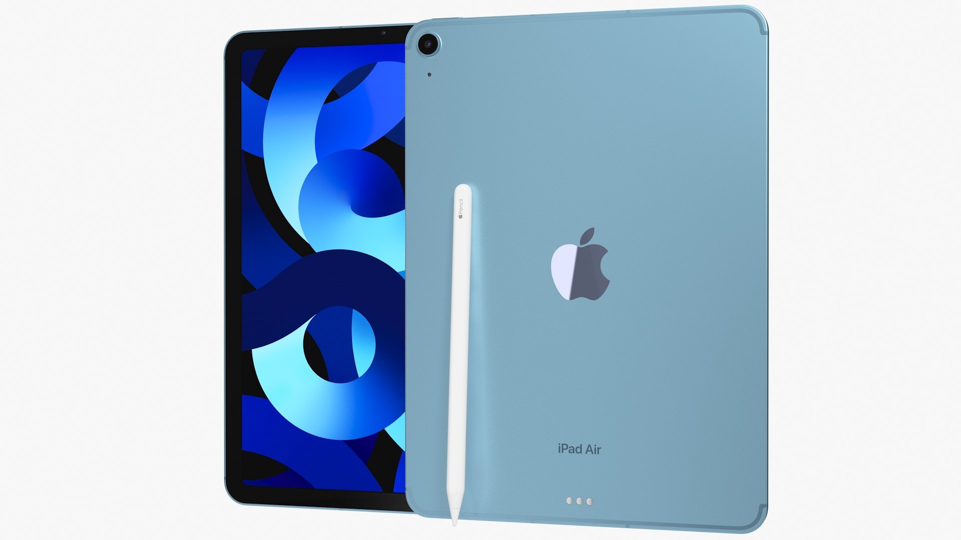 Apple iPad Air 2022 5ª geração WiFi e celular com lápis azul
