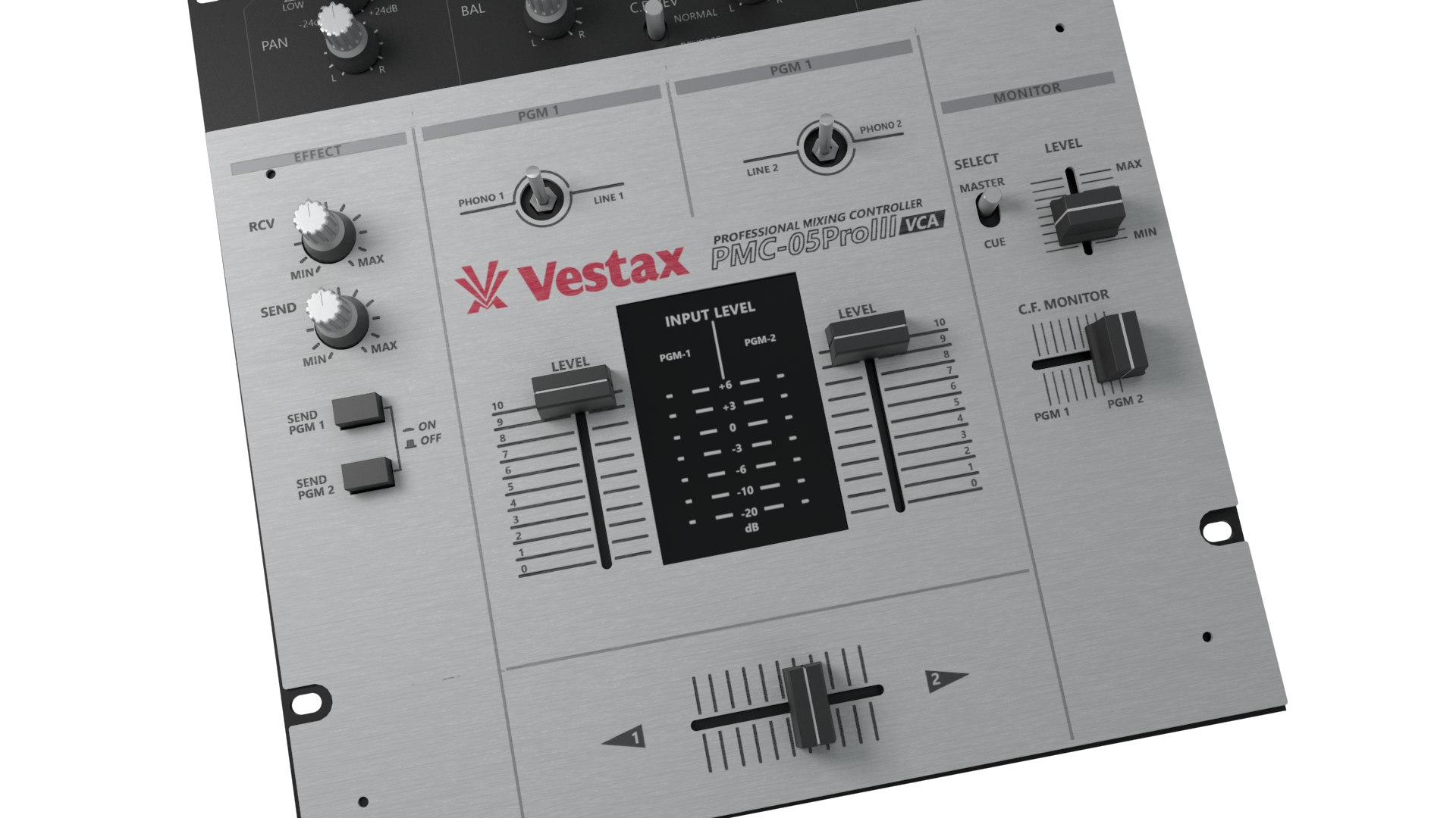 Vestax ベスタクス pmc05PRO クラシックDJミキサー 交換パネル有