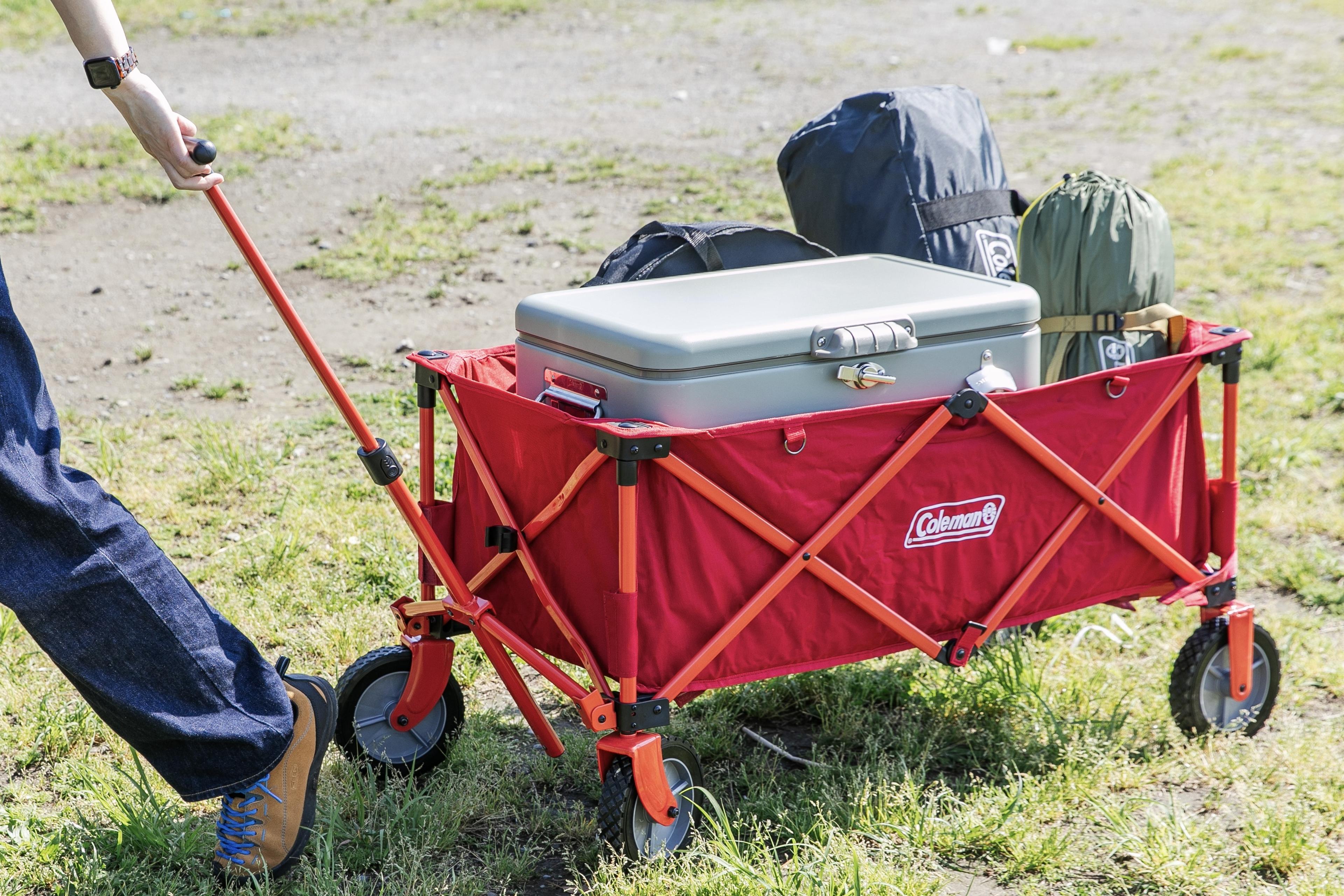 Coleman コールマン アウトドアワゴン キャリーワゴン 赤 【公式通販】