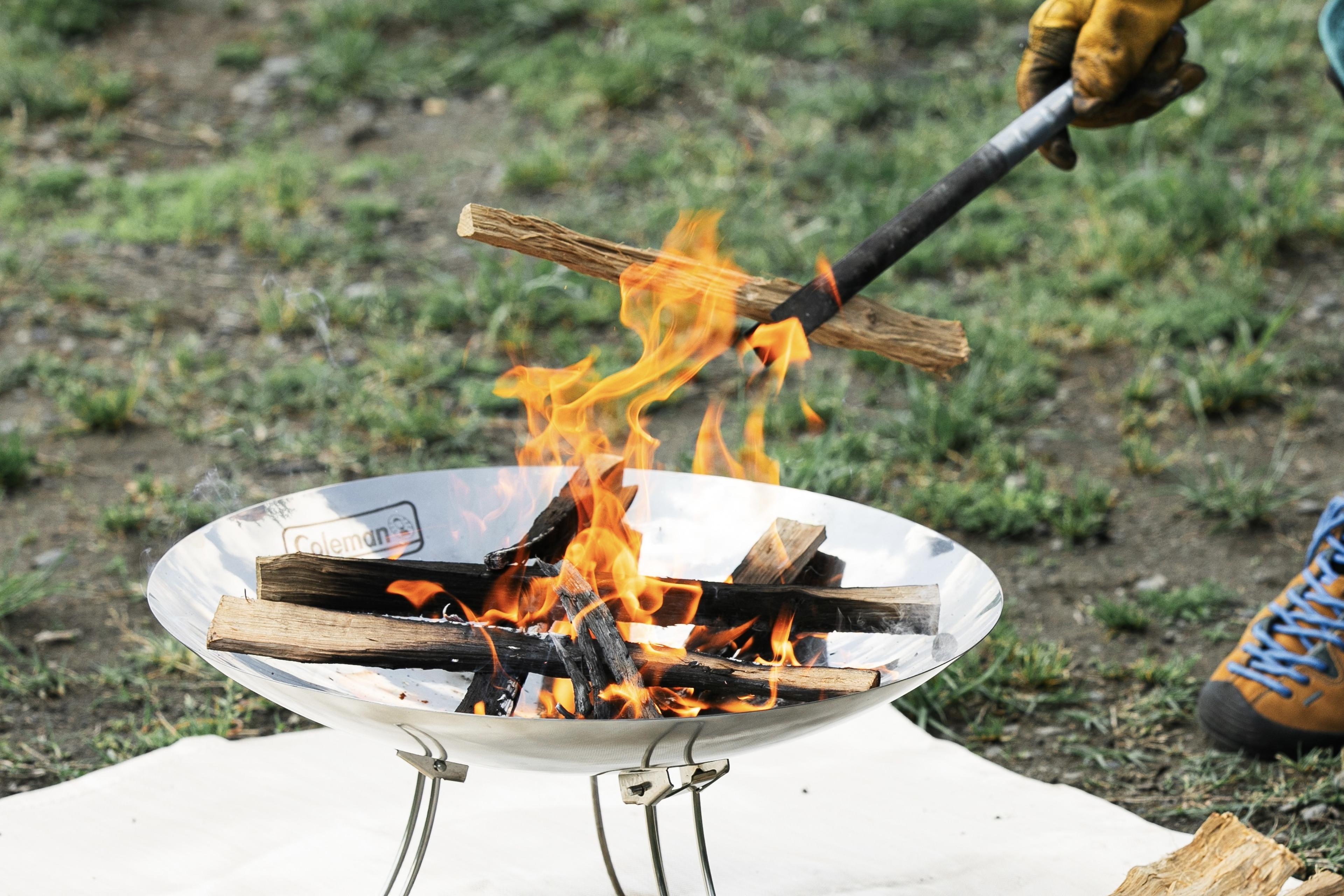 徹底レビュー】コールマンの焚き火台ファイアーディスク！使用感や注意