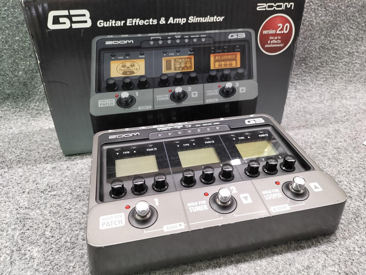 HISTORY ZGF-CFS ＆ ZOOM G3X マルチエフェクター HISTORY ZGF-CFS