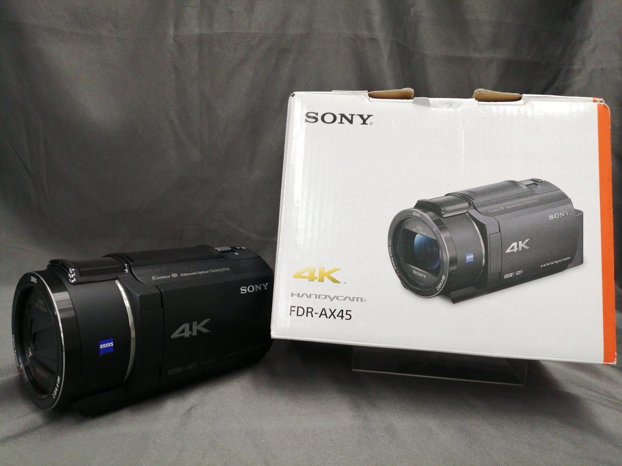 SONY FDR-AX45 4Kビデオカメラ一式とケース付き SONY FDR-AX45 4K
