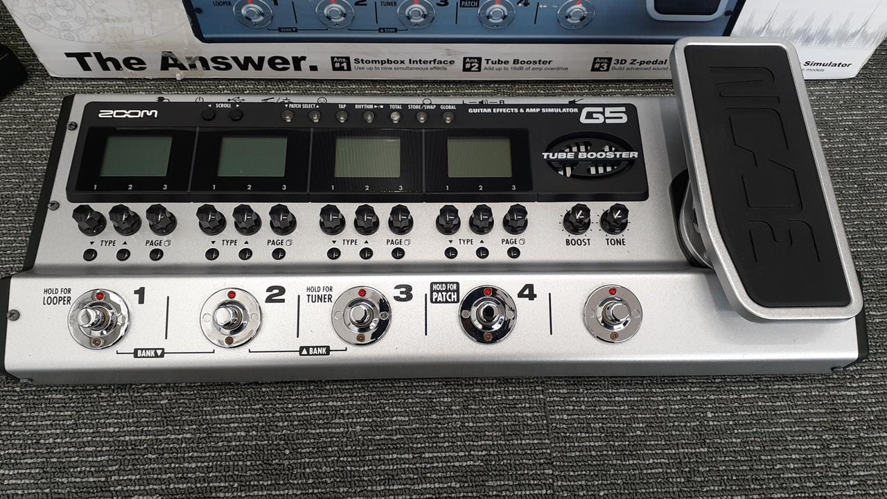 ZOOM G5 ギター マルチエフェクター G5 Guitar Effects & Amp