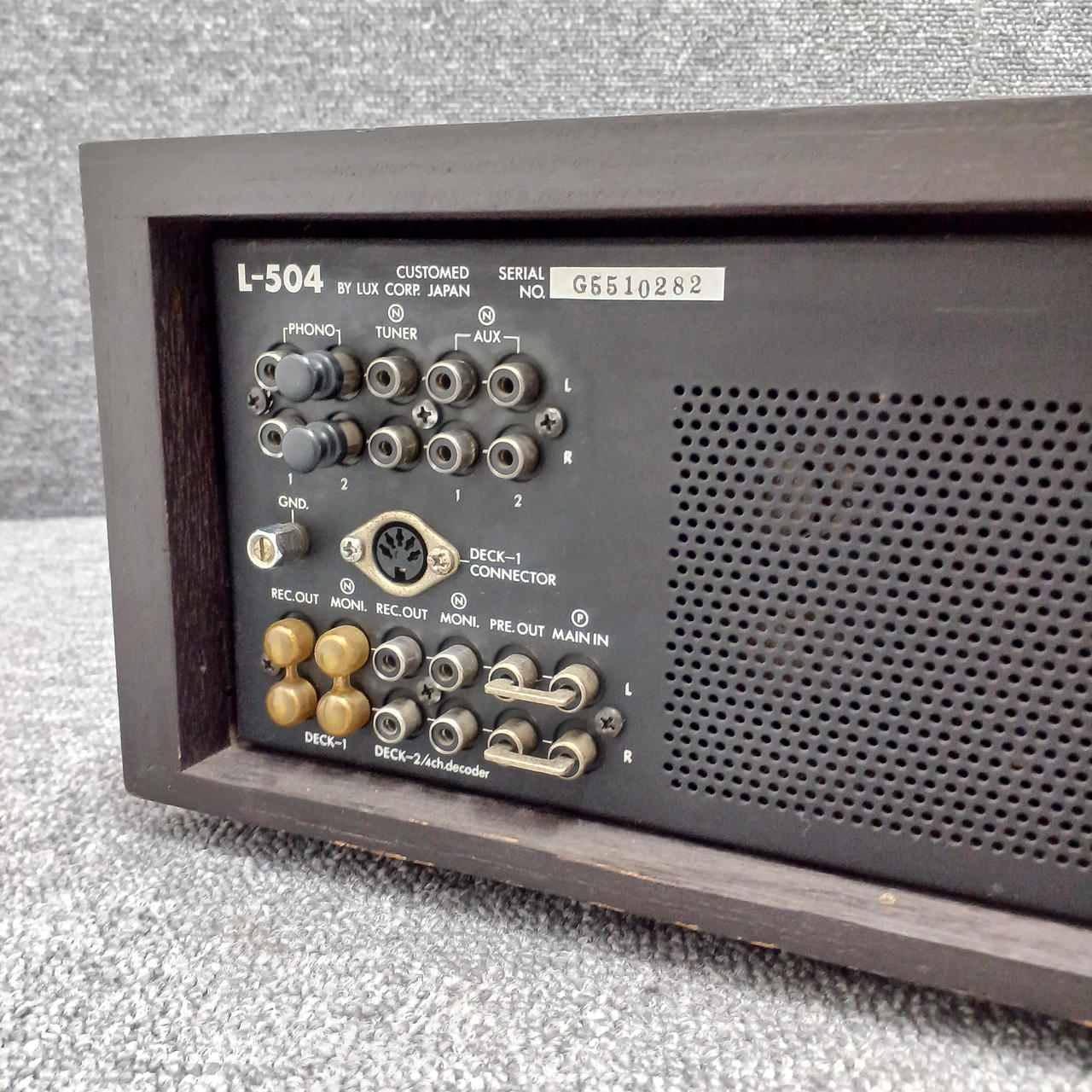 LUXMAN L‑504 プリメインアンプ 元箱付き 名機 ビンテージ LUXMAN L‑504