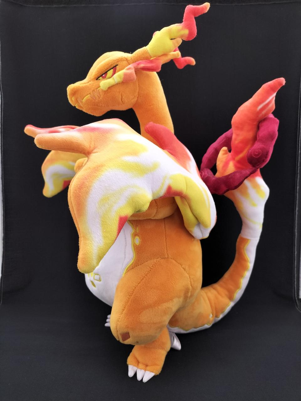 新品タグ付き】リザードンキョダイマックスのすがた ぬいぐるみ