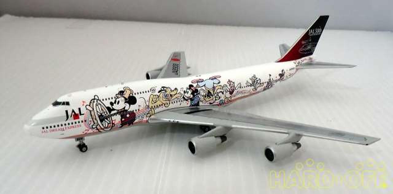 JAL ボーイング 747-400 100号機記念デカール 日本航空 プラモデル 1