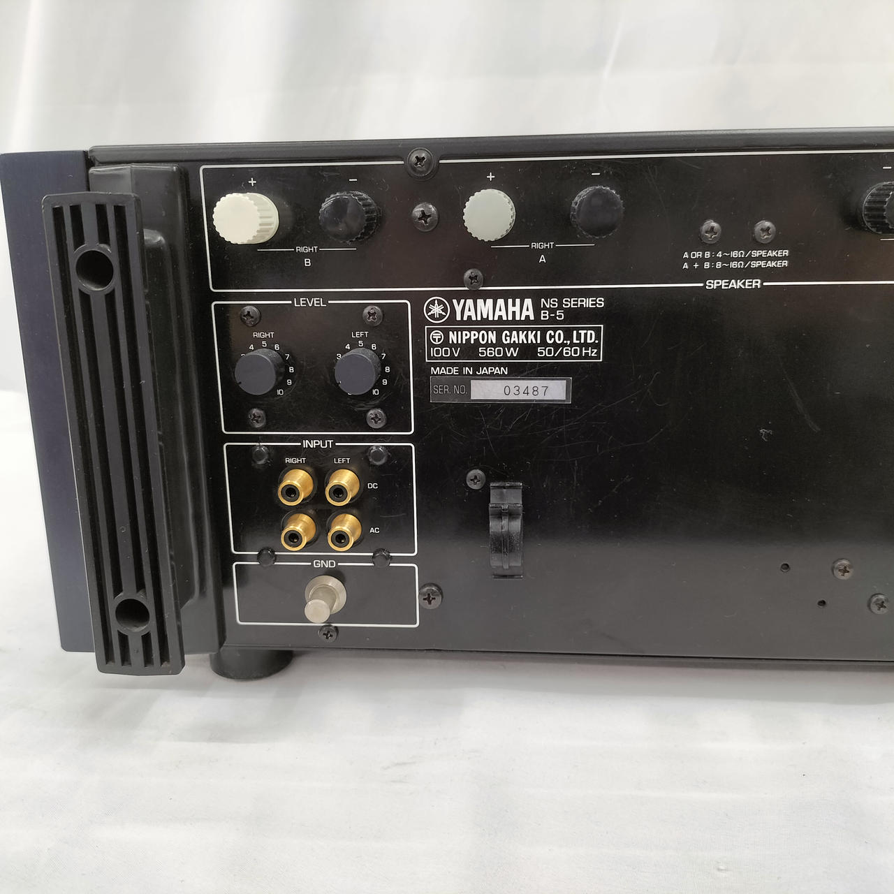 YAMAHA ステレオパワーアンプ B-6 ジャンクYAMAHA B-6 パワーアンプ