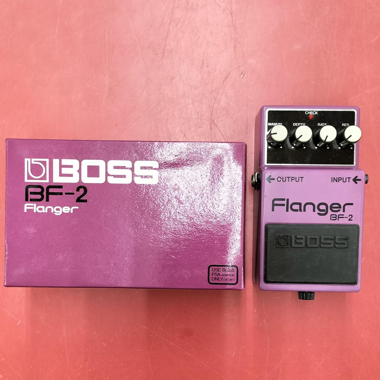 BOSS BF-2 銀ネジ 箱付き BOSS BF-2 フランジャー エフェクター 銀ネジ