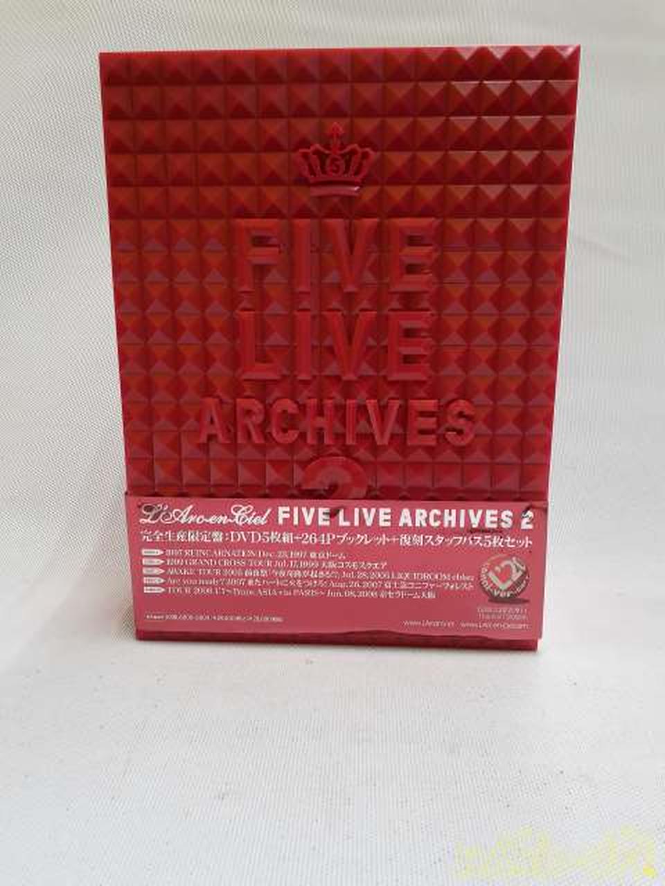 L'Arc~en~Ciel FIVE LIVE ARCHIVES 2 ミュージック FIVE LIVE ARCHIVES