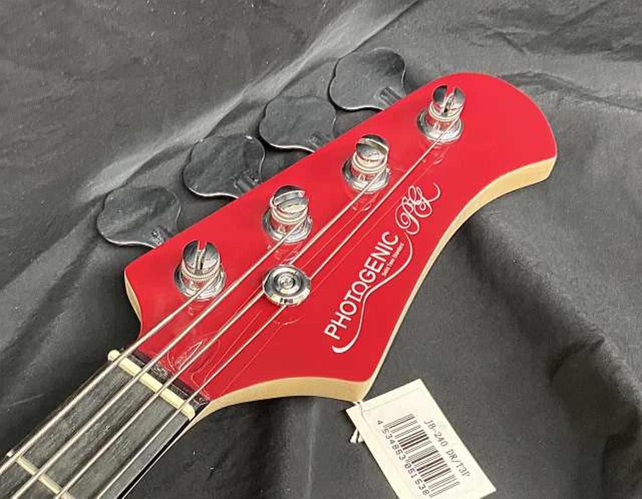 3ヶ月使用 PHOTOGENIC エレキベース メタリックレッド 付属品3つ有 3