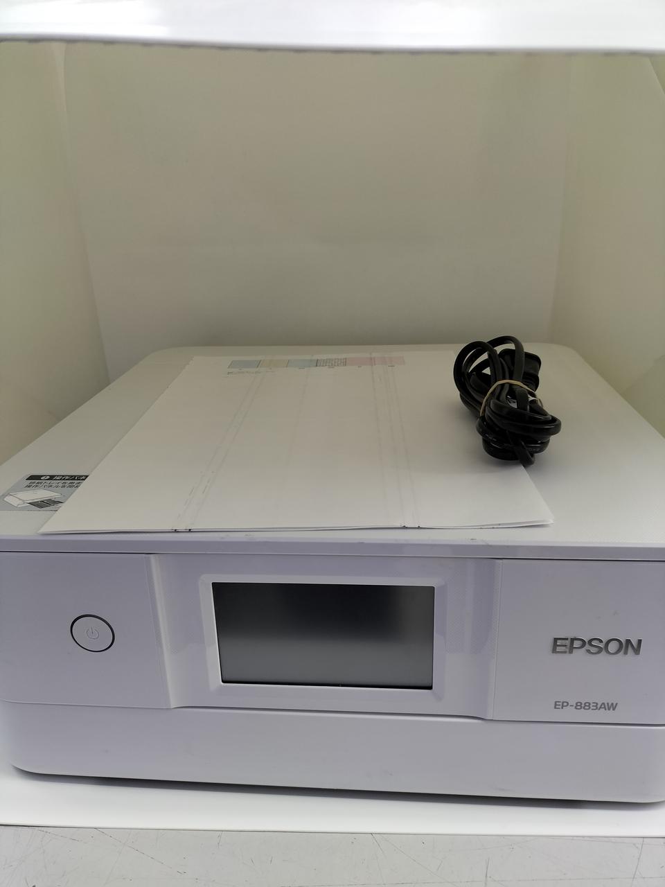 ジャンク品】EPSON エプソン プリンター EP-883AW(ホワイト) 美品