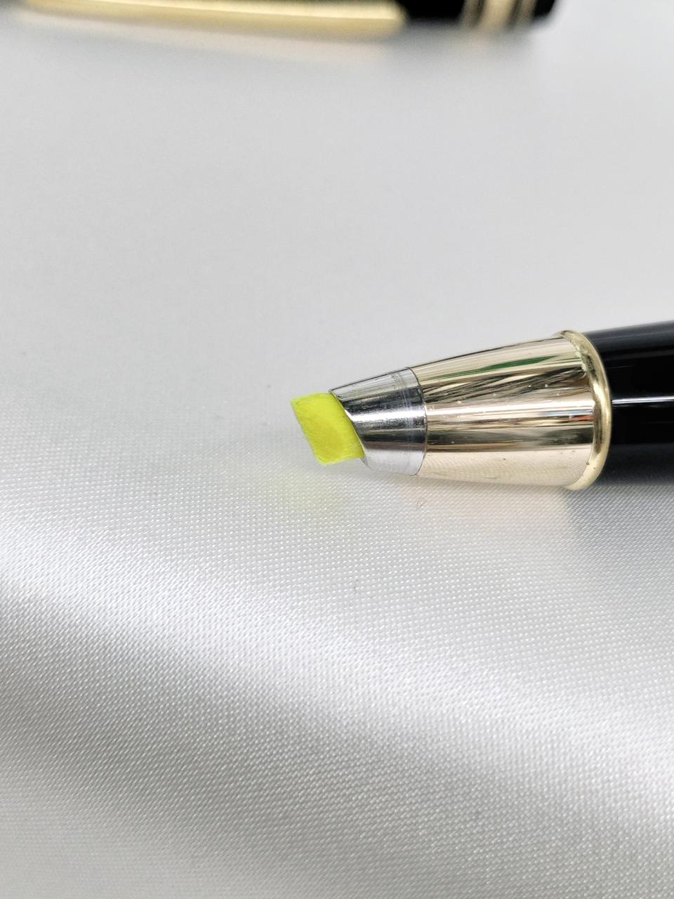 モンブラン ドキュメントマーカー 蛍光ペン 新品緑色マーカーつき