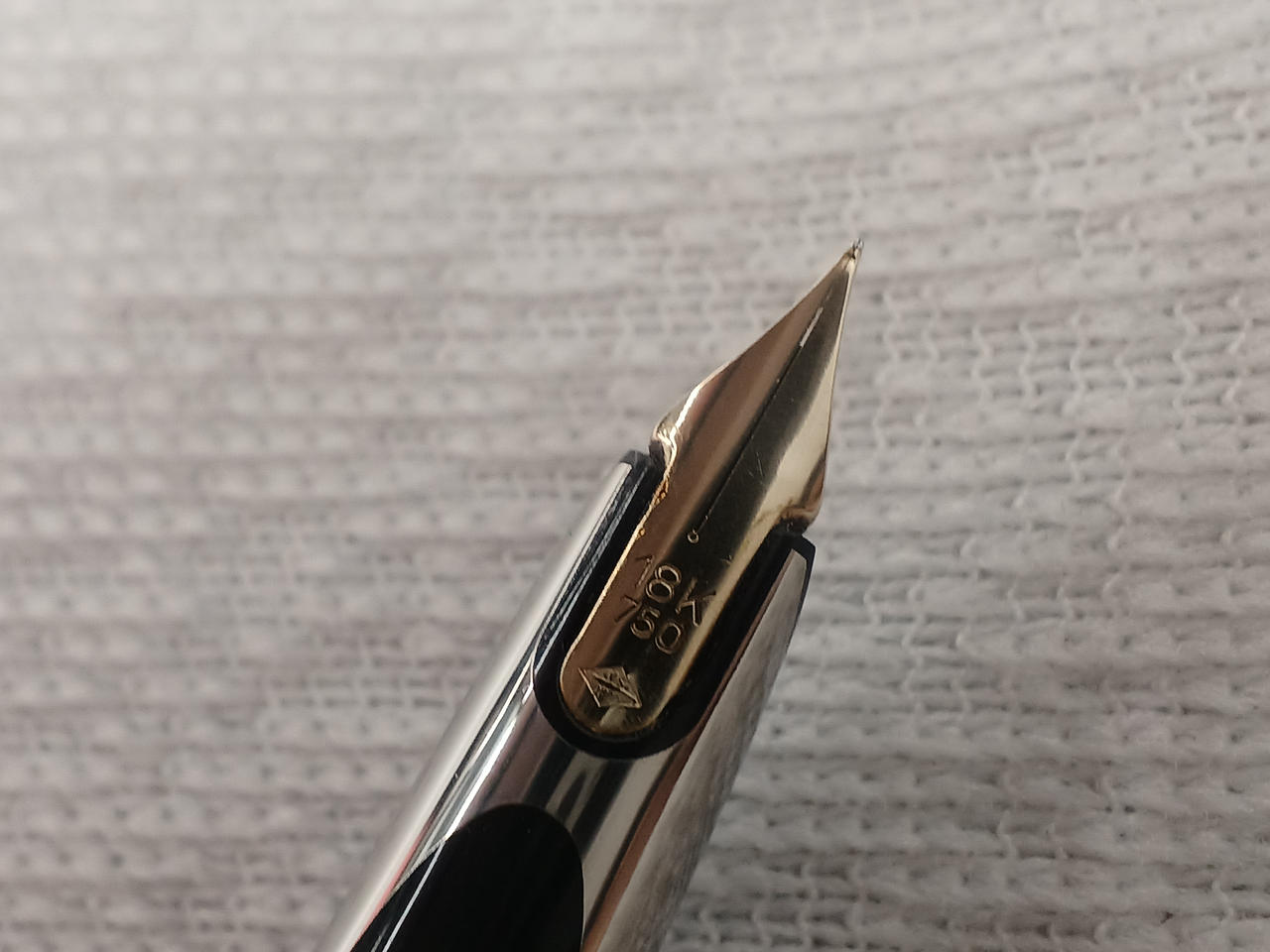 ヒストリカル万年筆 WATERMAN CF シルバーモアレ ペン先18K WATERMAN