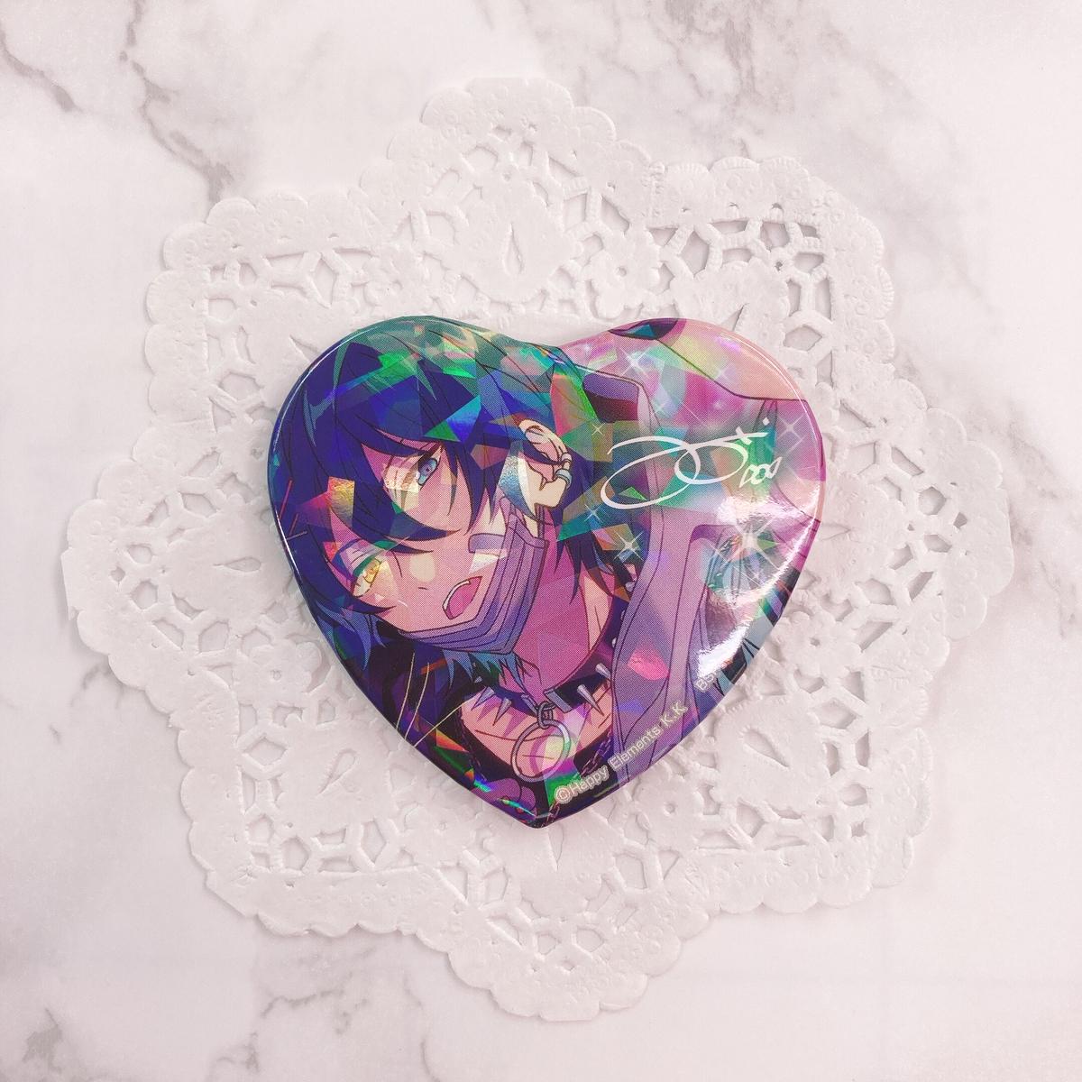 あんスタ 影片みか とるパカ ハート缶バッジ あんスタ 影片みか とる