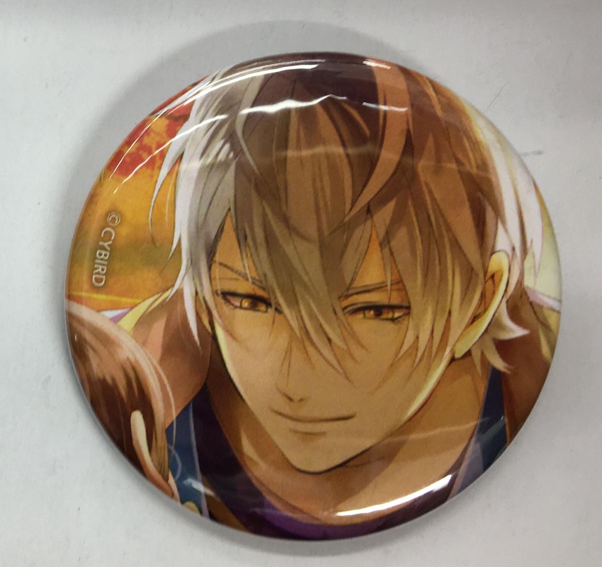 イケメン戦国 明智光秀 缶バッジ 箔押し 神推し 福知山コラボ 感謝祭