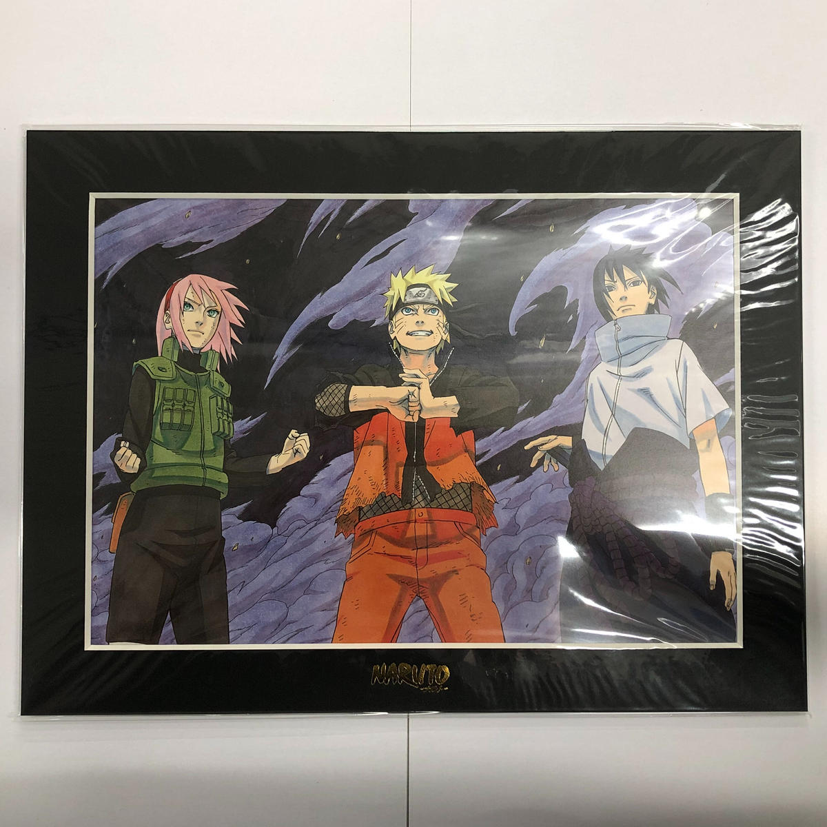NARUTO 複製原画(ナルトと自来也) ナルト 扉絵 複製原画 複製原稿
