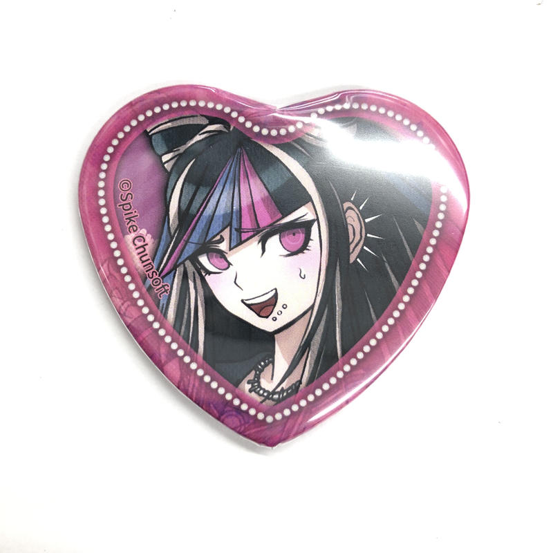 ダンガンロンパ ナンジャタウン テレ顔 照れ顔 ハート缶バッジ 七海