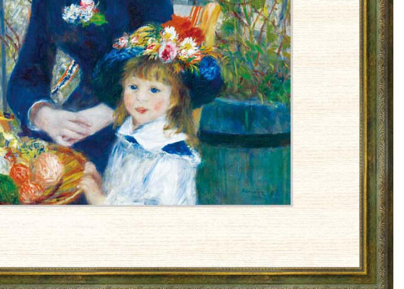イタリア 絵画 額縁 ルノワール ふたりの姉妹 イタリア絵画額縁