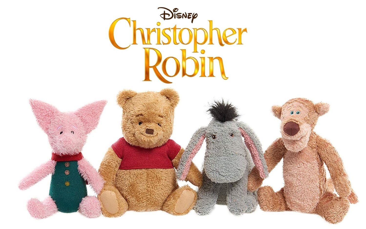 希少 タグ付き プーと大人になった僕／くまのプーさん ぬいぐるみ リアル