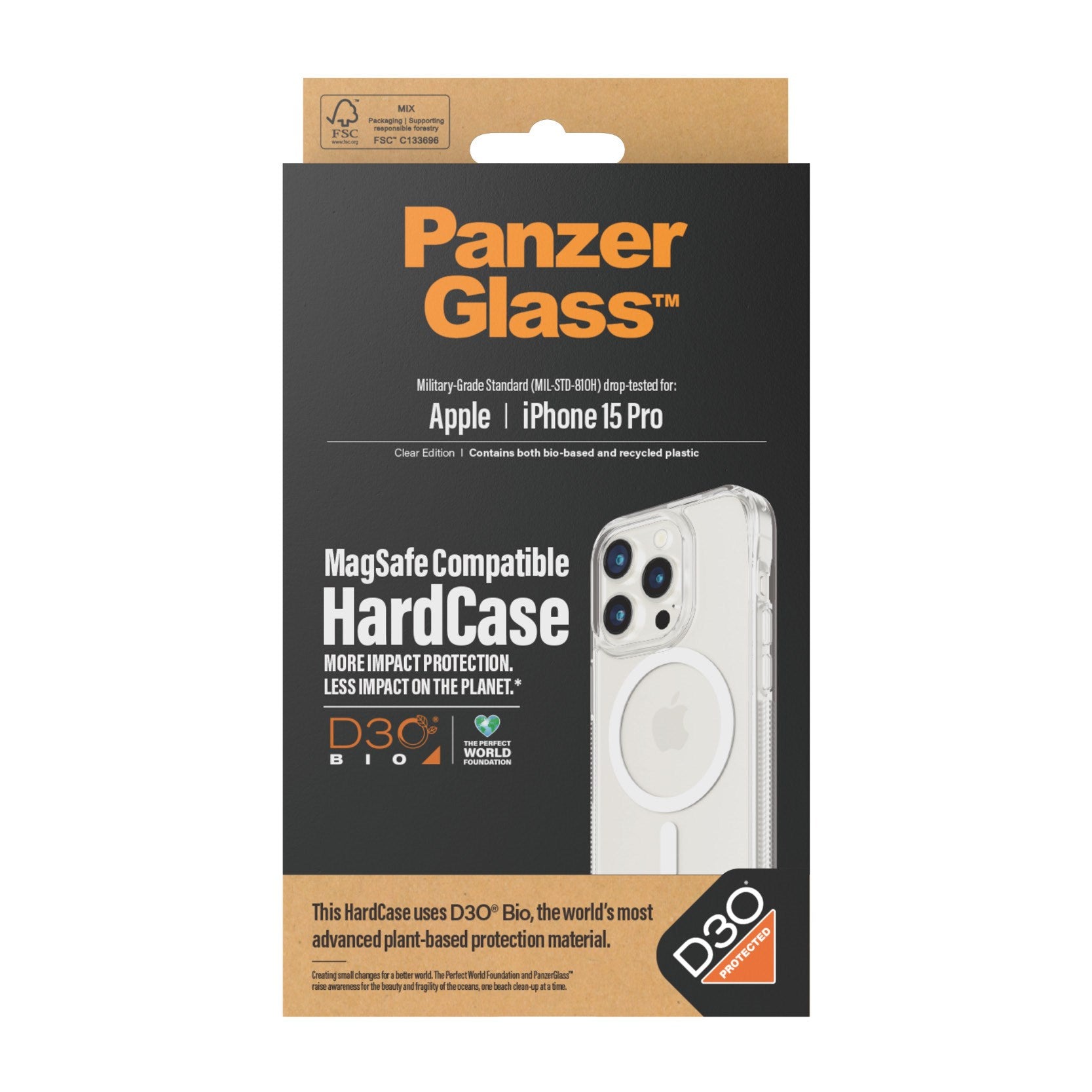 Panzer Glass iPhone 15 HardCase 【5個セット】 PanzerGlass