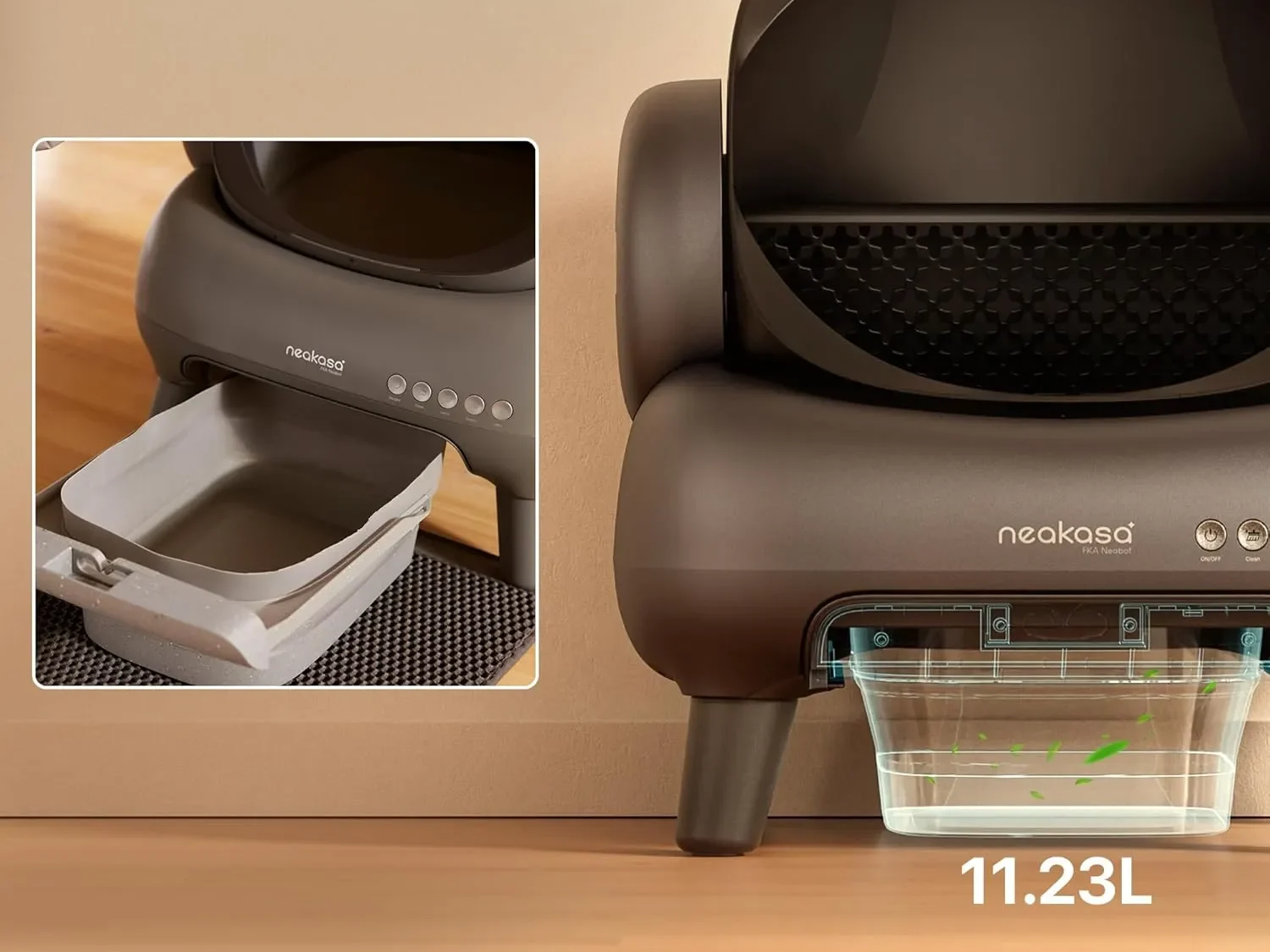 オープン型全自動猫用トイレ「Neakasa M1」本音レビュー！臭いも漏れ