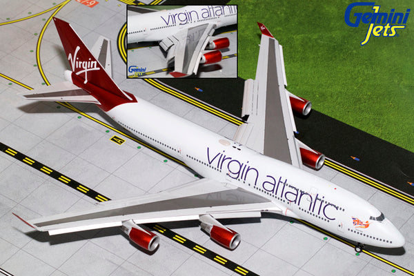 Virgin Atlantic Boeing 747-400 Flaps Down G-VBIG GeminiJets