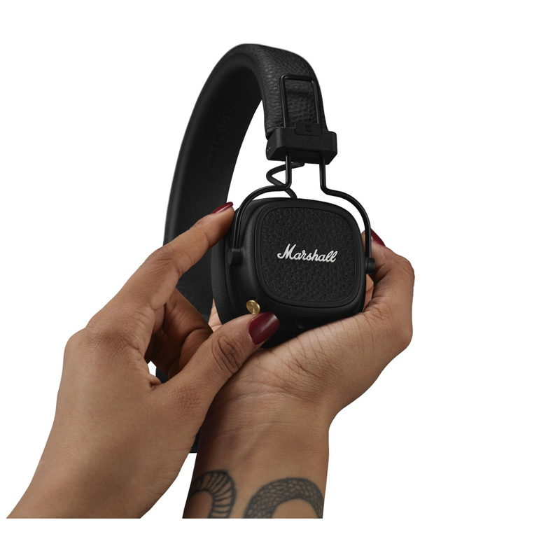 Marshall】ブルートゥースヘッドホン Major V ブラック MAJOR5BLACK