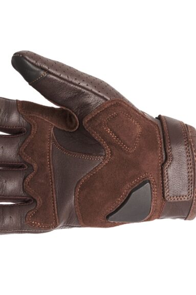 ONYX BROWN - Leather Motorcycle Gloves • Pando Moto
