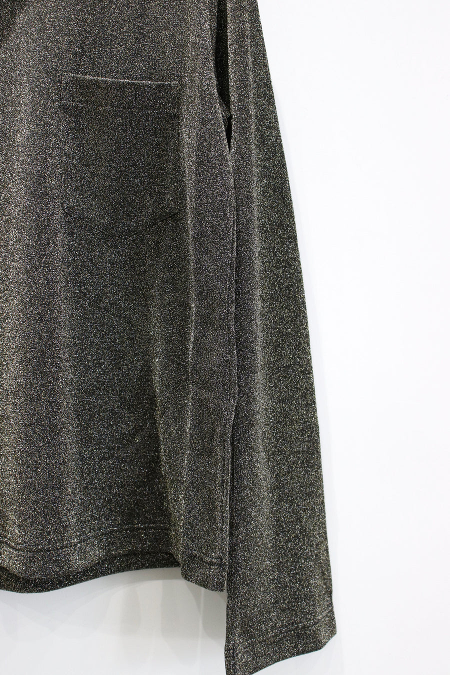 BED J.W. FORD(ベッドフォード)のGlitter Turtle Hood Neck SILVERの