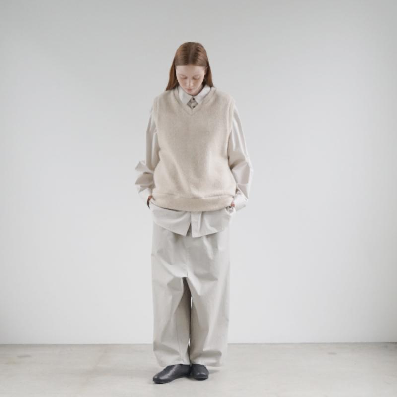 VU ヴウ wide silhouette pants [CHALK] ワイドシルエットパンツ vu