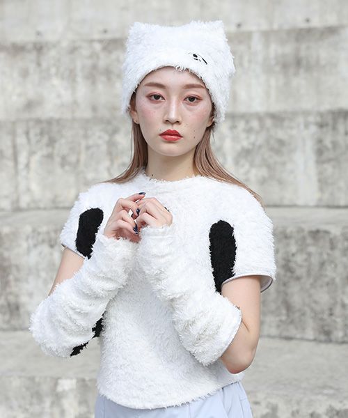 chloma クロマ パイルファーリーキャップ[22AG3/WHITE]