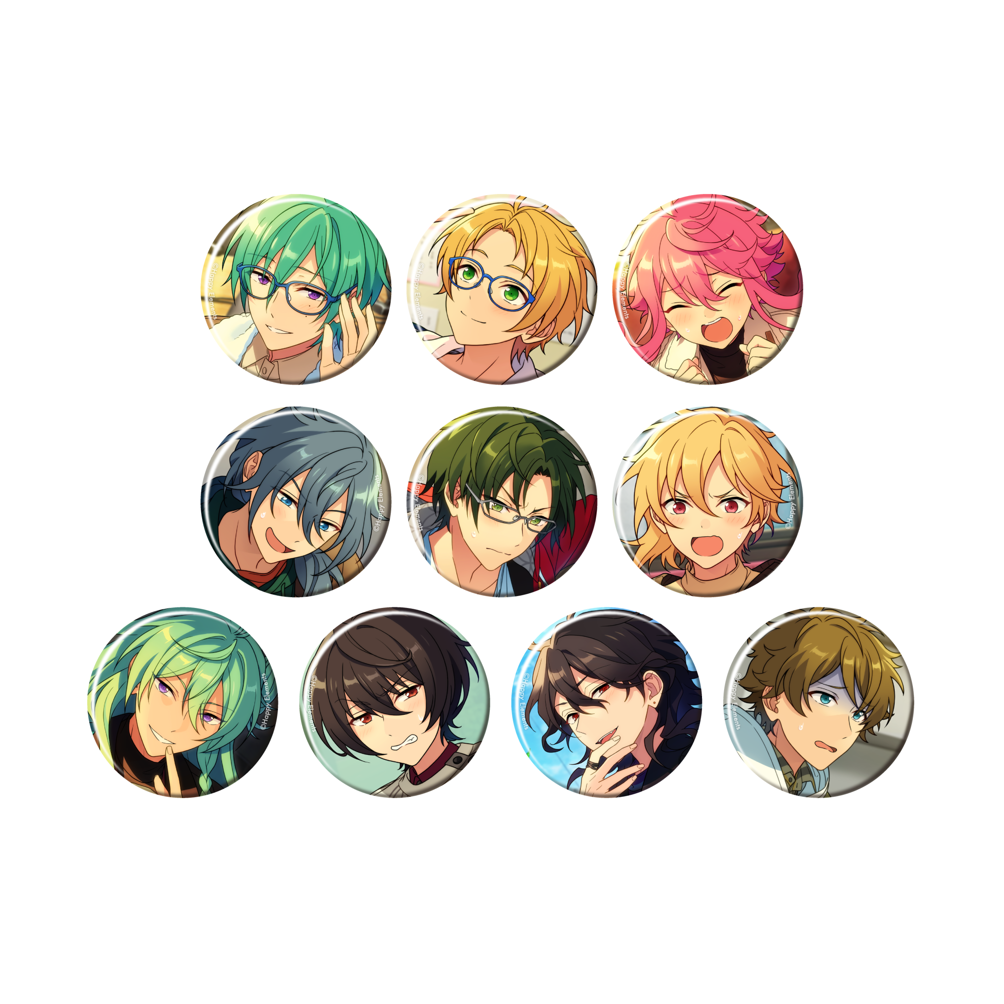 巴日和 シャッフル 缶バッジ 70点セット casual・idol 公式通販 あん