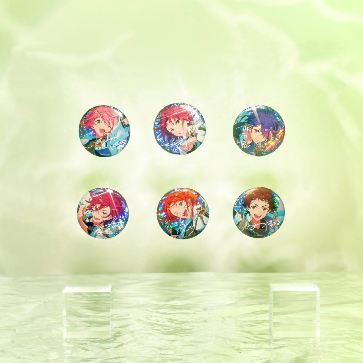 あんスタ 名都神無 カンナ ポートレート缶バッジ 15個セット ③ あん