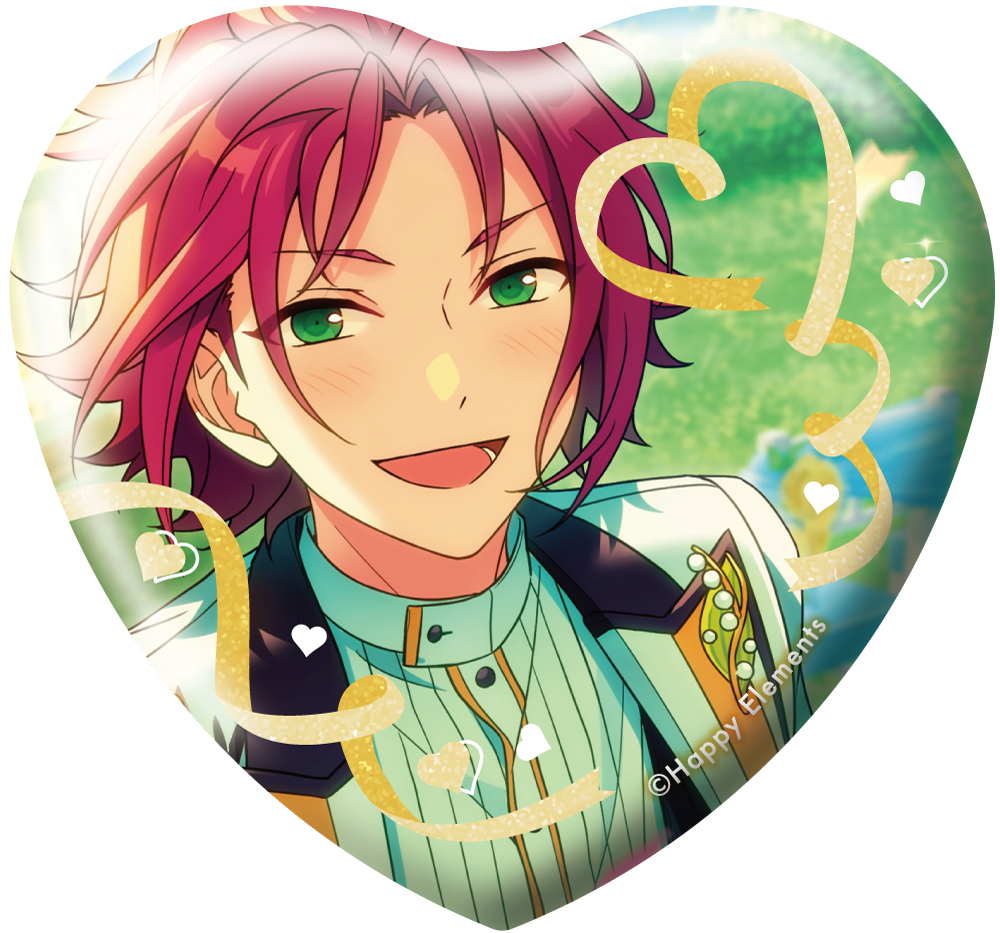 あんスタ 衣更真緒 缶バッジ ハート缶バッジ 3周年 とるパカ 中国 痛バ