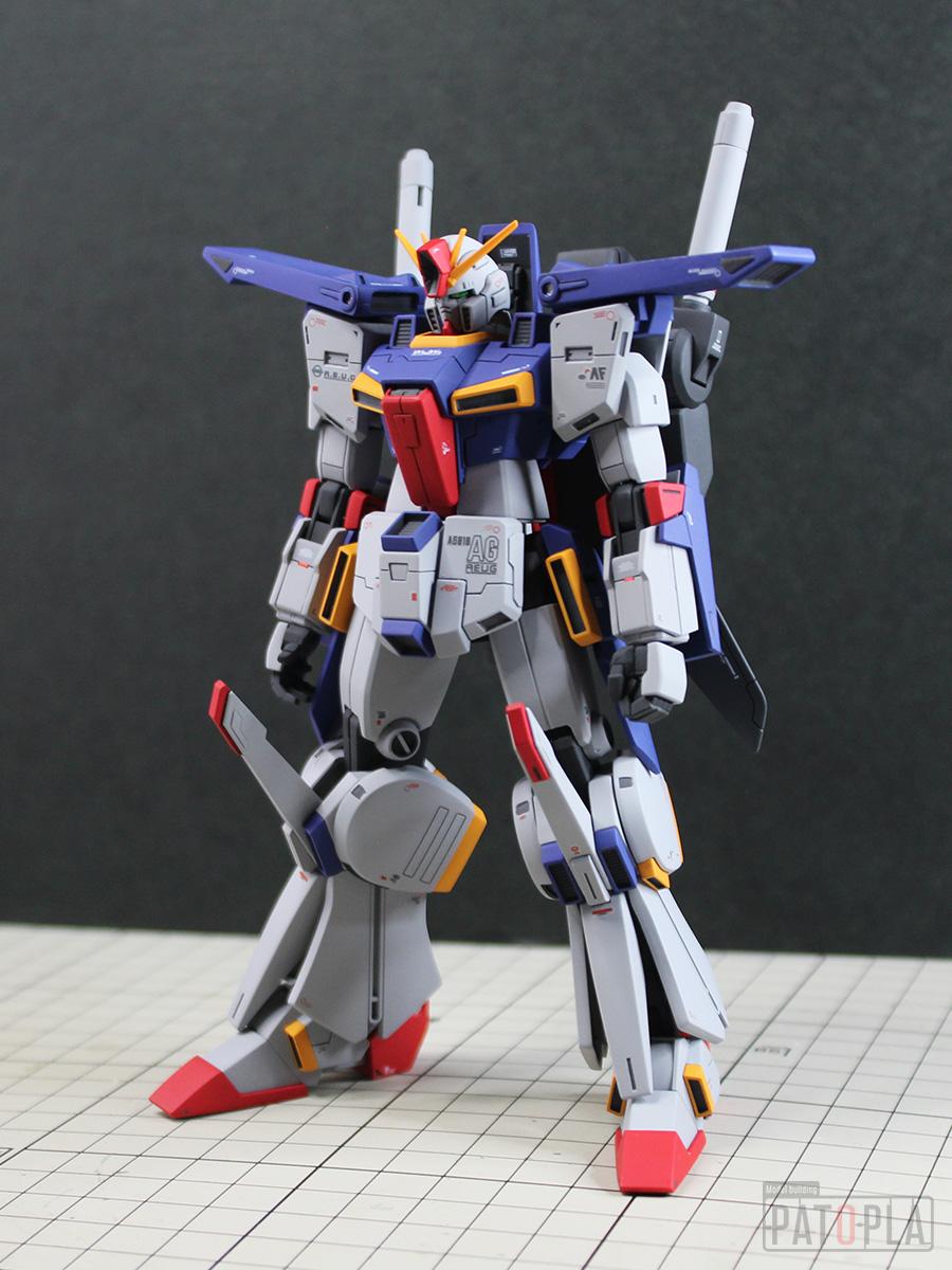 HGUC ZZガンダム 完成品 HG 1/144 ZZⅡ 全塗装完成品 HG 1/144 AMX-101