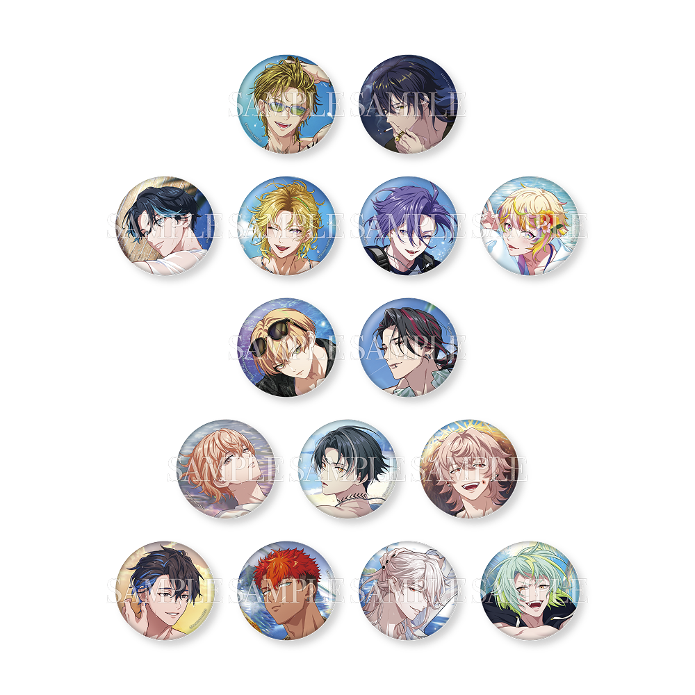 Paradox Live パラライ 真夏の幻影 矢戸乃上珂波汰 缶バッジ グッズ - 真夏