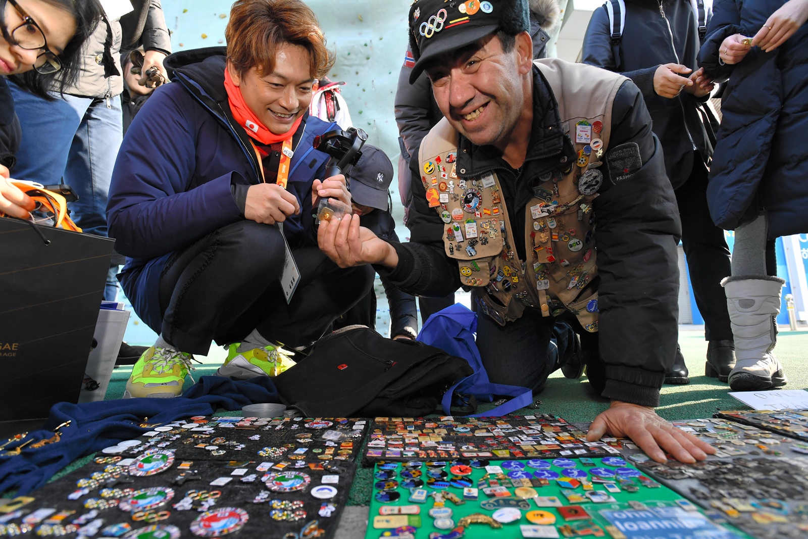 香取慎吾が見たピョンチャン vol.5 オリンピックパークでピンバッジ
