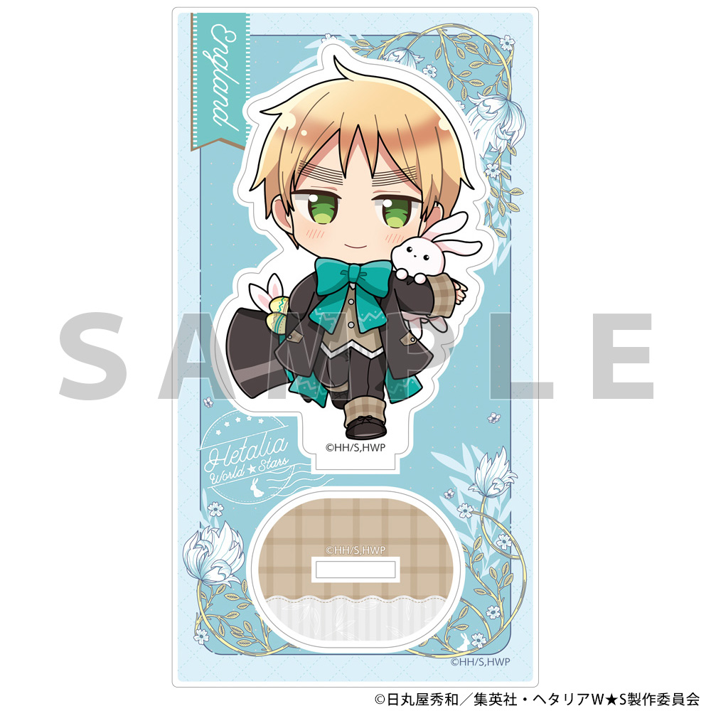 ヘタリア くじ イギリス ビッグアクリルスタンド 特典カード ヘタリア