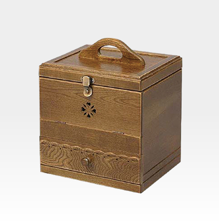 インテルナ南條 鏡台 パリの雑貨屋 木製 レース メイクボックス 化粧台