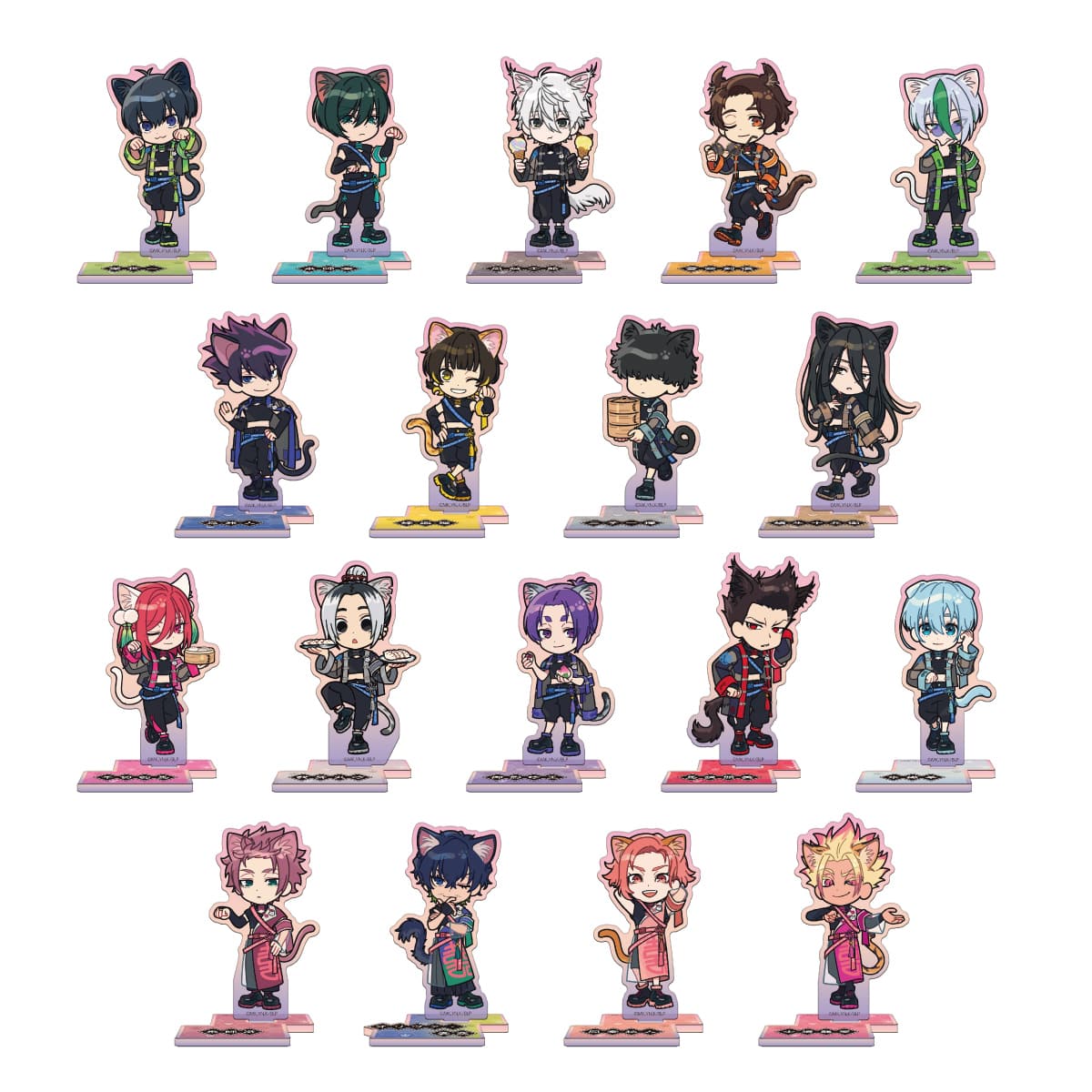 ブルーロック チャイにゃ アクリルスタンド 士道龍聖 2次販売】ブルー